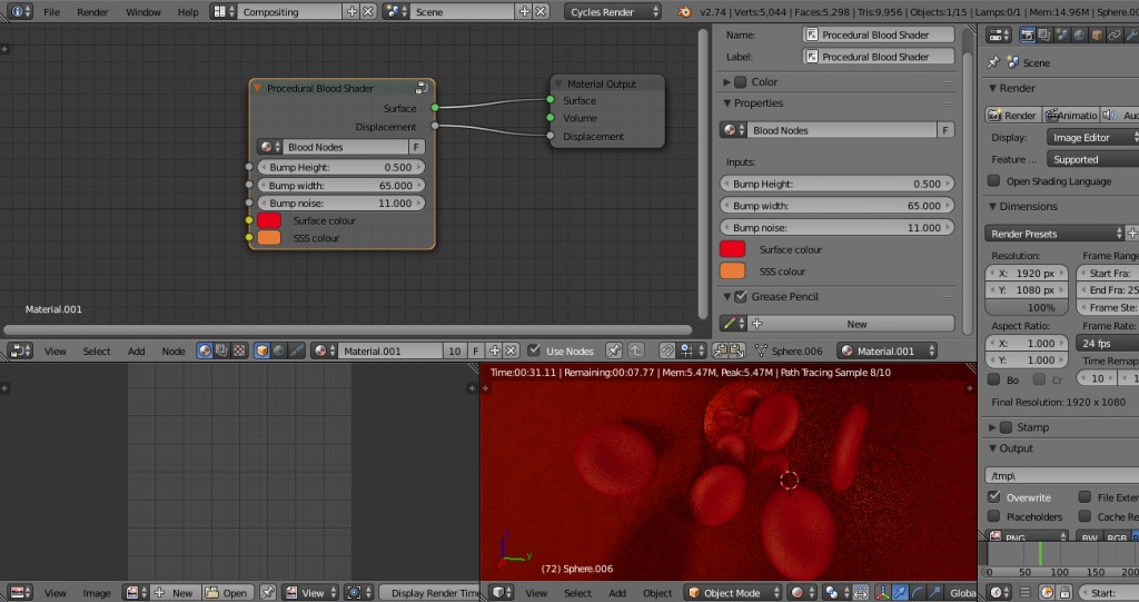 Blood cells plus Procedural Shader preview image 2